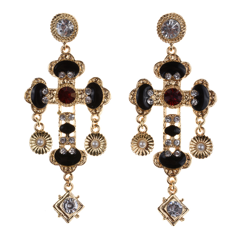 Ethnic Fashion India - Новые модные этнические серьги-кресты в стиле