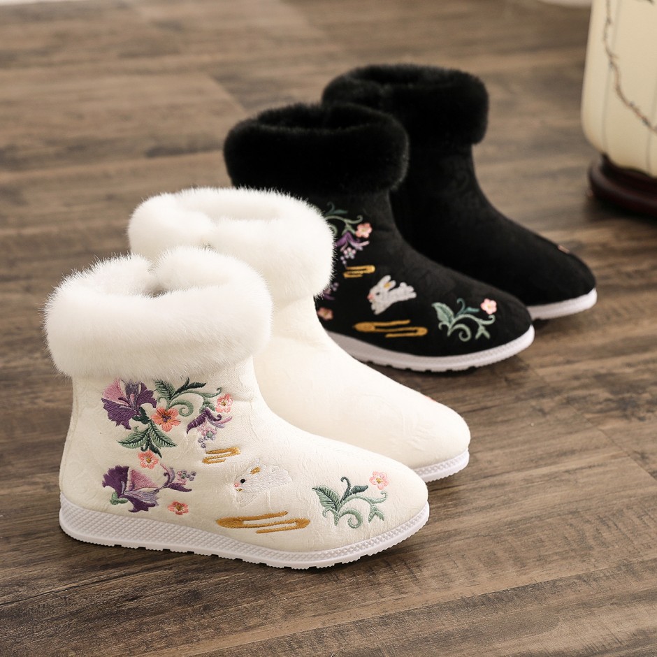 Winter Ethnic Fashion For Women - Модные зимние ботинки, женская обувь, короткие