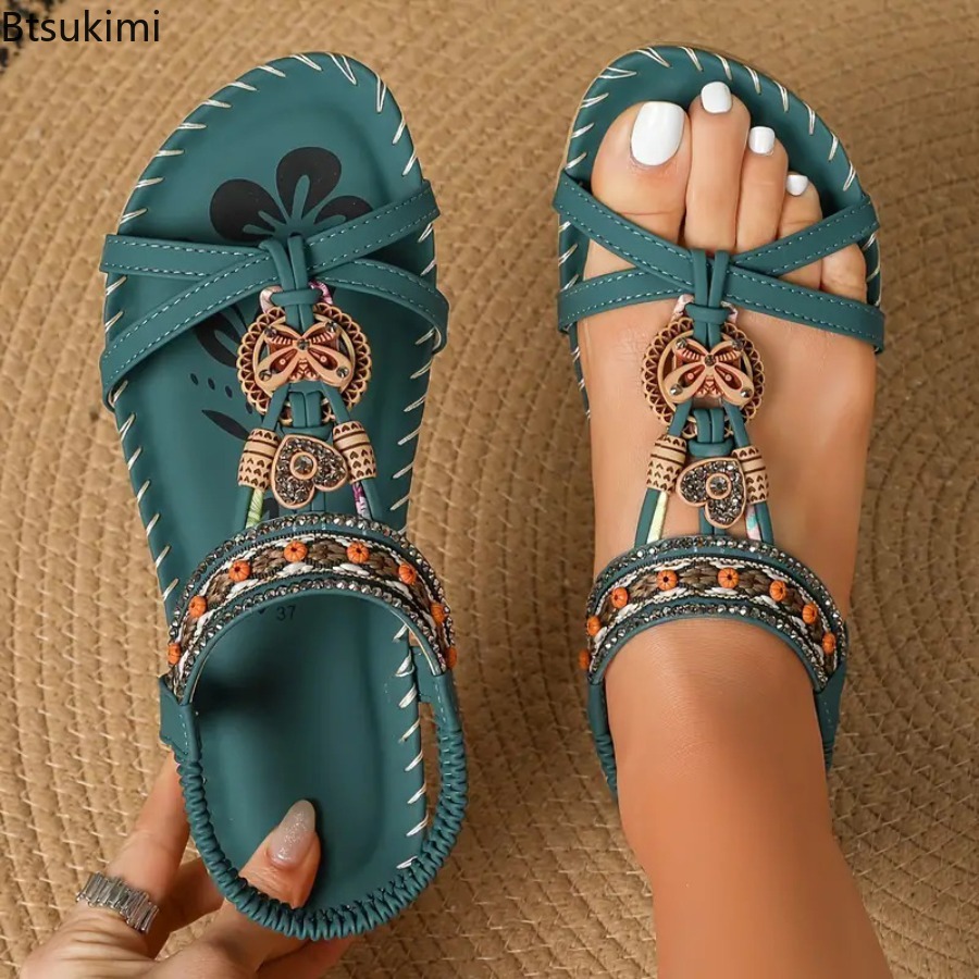 Ethnic Fashion For Women - Женские богемные сандалии для пляжа и