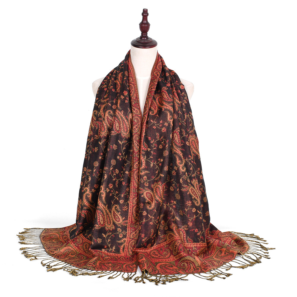 Шарф из пашмины, шали с узором – обзор и цена Go Ethnic Fashion