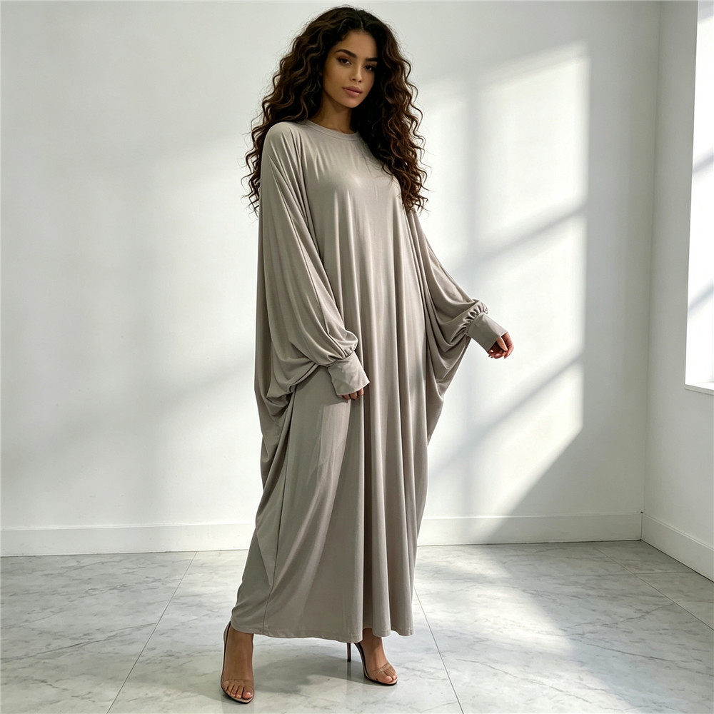 Однотонное мусульманское плать – обзор и цена Abaya Modest Wear