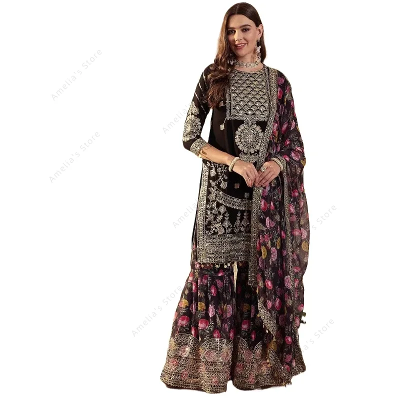 Женский винтажный индийский тя – обзор и цена Salwar Kameez Set