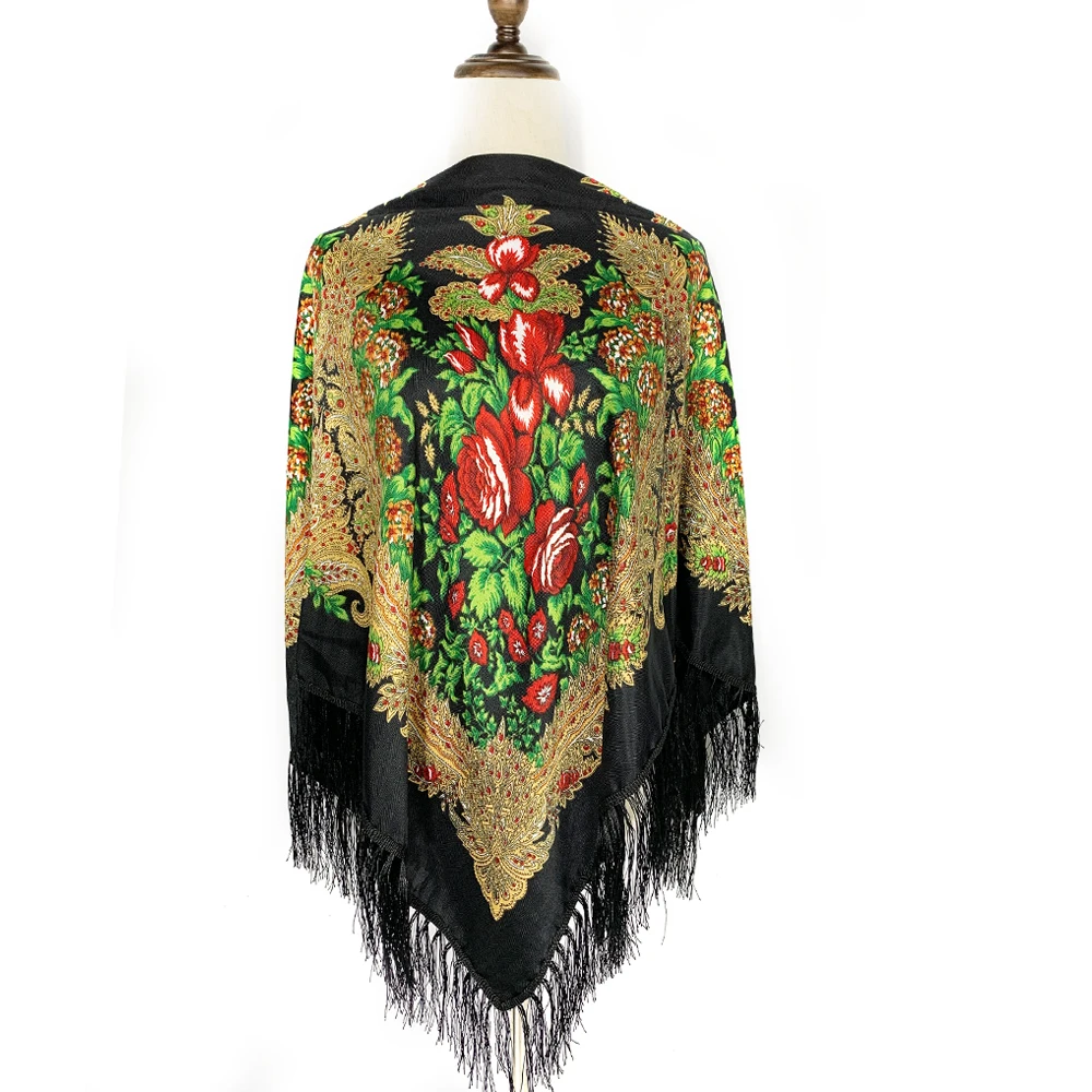 Русский квадратный шарф в этни – обзор и цена Winter Ethnic Fashion For Women