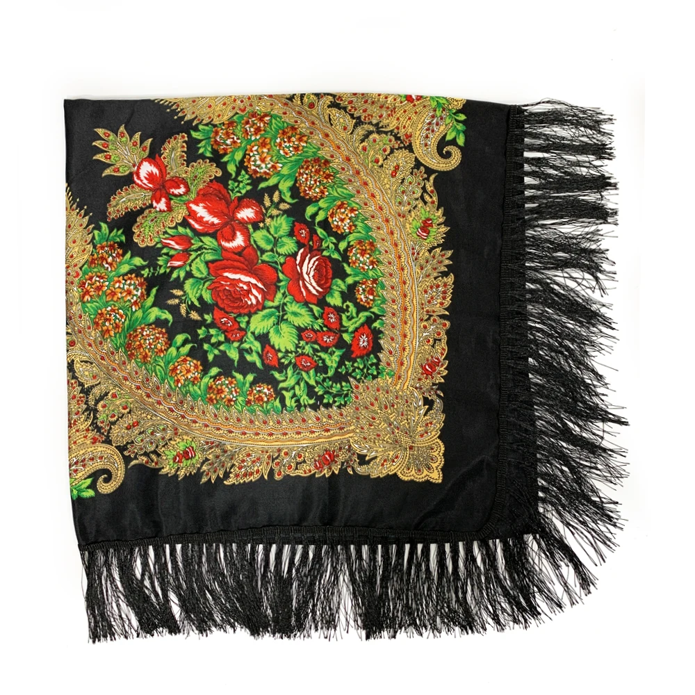 Русский квадратный шарф в этни – обзор и цена Winter Ethnic Fashion For Women