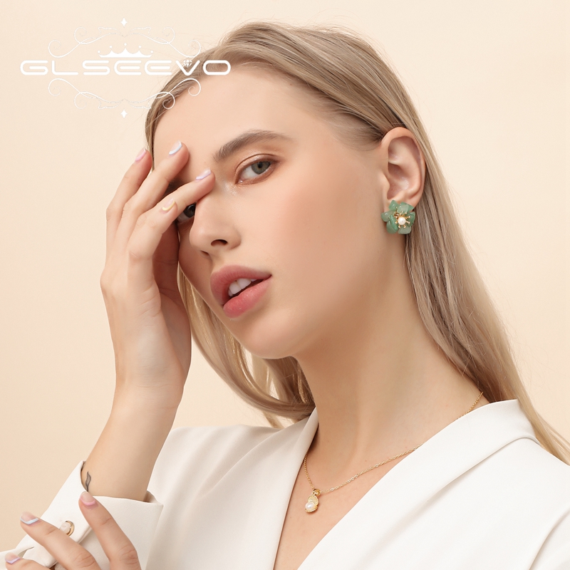 Серьги-гвоздики GLSEEVO из нат – обзор и цена Ethnic Luxe Fashion