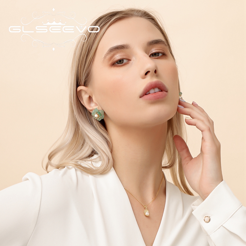 Серьги-гвоздики GLSEEVO из нат – обзор и цена Ethnic Luxe Fashion