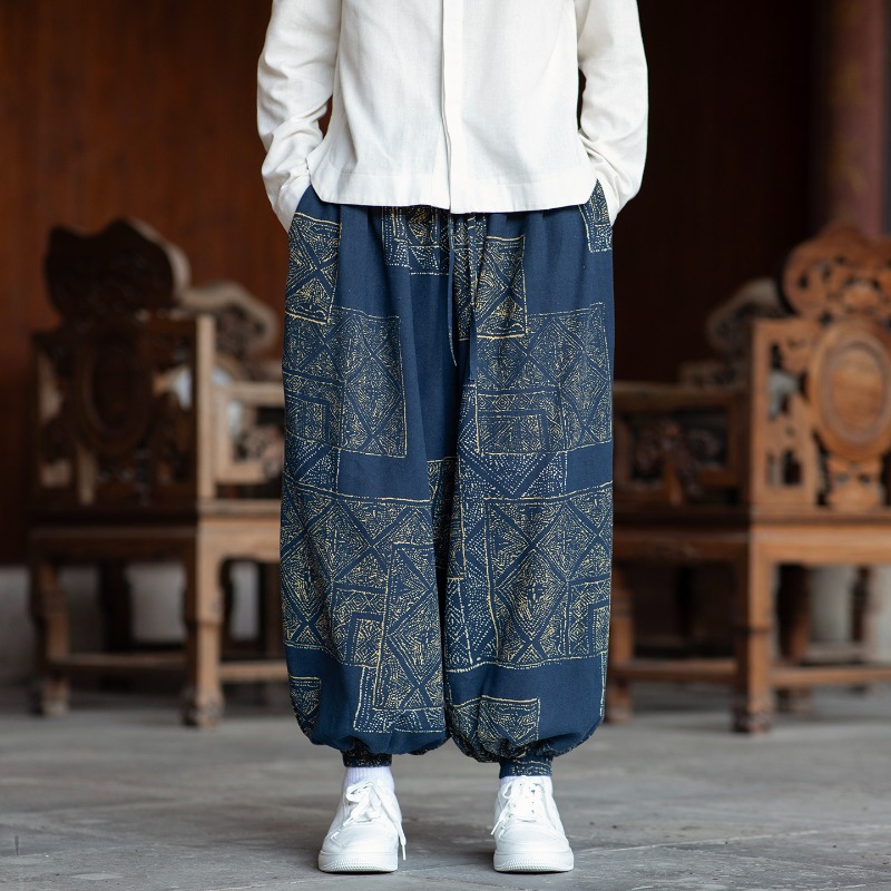 Мужские шаровары в китайском с – обзор и цена Fashion Ethnic Wear For Men