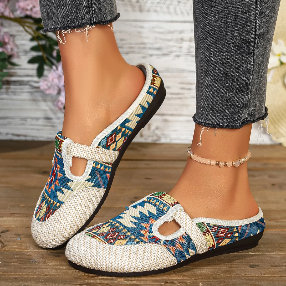 Женские тапочки в этническом с – обзор и цена Ethnic Fashion Walk